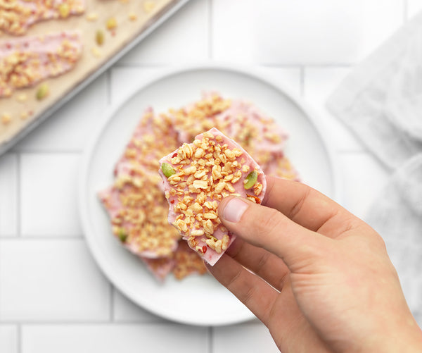 Berry Harvest Granola Yogurt Bark