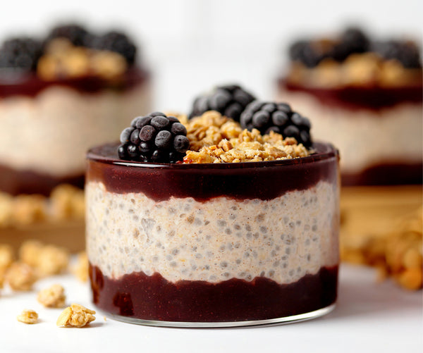 Blackberry & Granola Overnight Oats