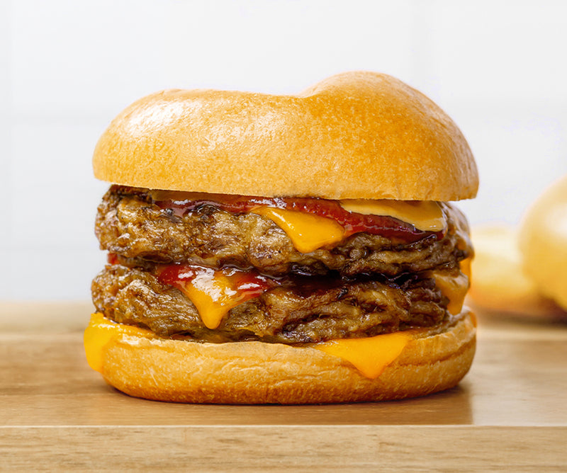 Concord Grape PB&J Cheeseburger