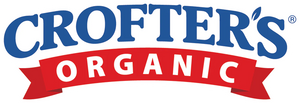Crofter's Organic logo with blue and red colors