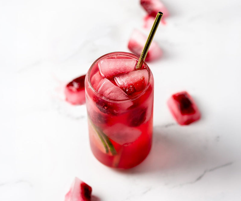 Morello Cherry Infused Ice Cubes