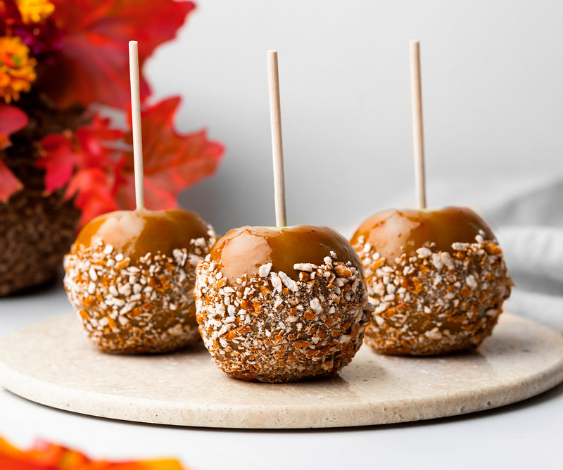 Morello Cherry Caramel Apples 