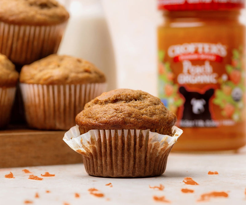 Muffins pêche et carotte