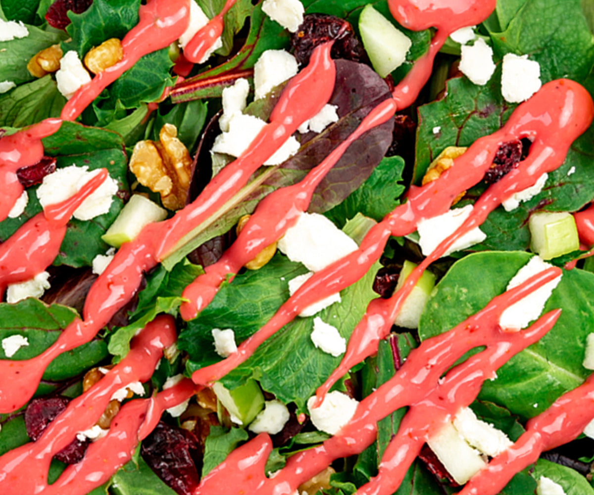 Raspberry Vinaigrette & Field Greens Salad