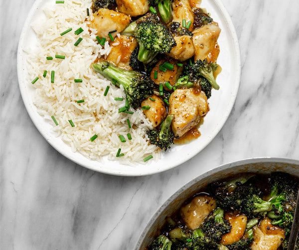 Poulet à l’abricot et brocoli