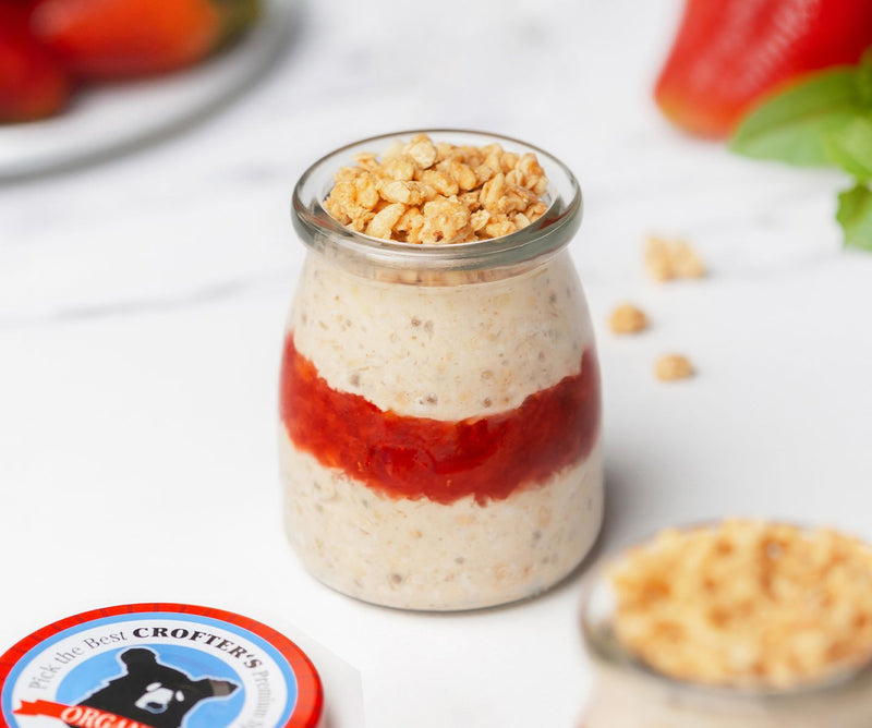 Gruau du lendemain PB&J aux fraises