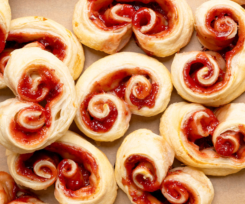Strawberry Puff Pastry Bear Paws