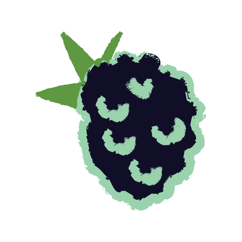 organic blackberries