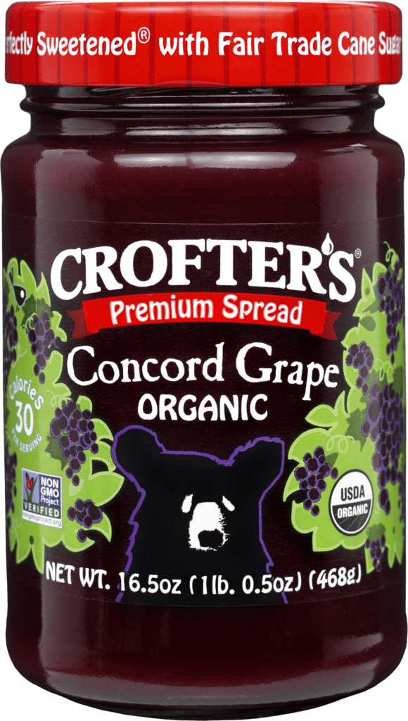 Organic Concord Grape Fruit Spread Crofter's Organic