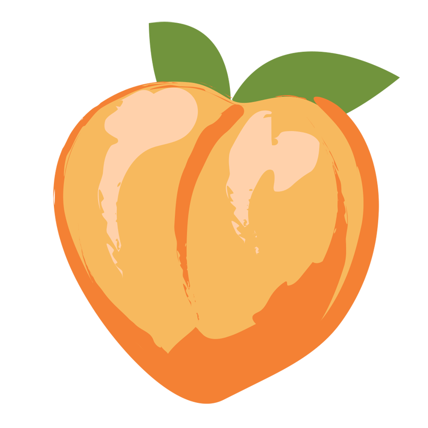 organic peaches